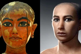 Sững sờ chân dung pharaoh Tutankhamun sau phục dựng
