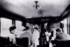 Ảnh: Những chuyến du lịch bằng tàu hỏa cực thú vị thời xưa