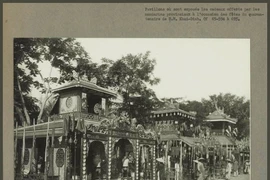 Ảnh lần đầu công bố lễ mừng thọ 40 tuổi của vua Khải Ðịnh