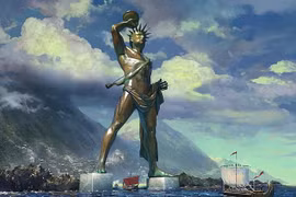 Bí ẩn số phận bức tượng thần Mặt Trời trên đảo Rhodes