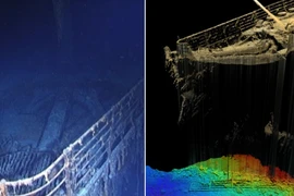 Loạt ảnh mới xác tàu Titanic huyền thoại đang dần biến mất