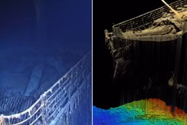 Loạt ảnh mới xác tàu Titanic huyền thoại đang dần biến mất