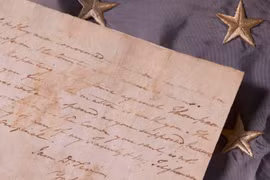 Bức thư viết tay của Tổng thống George Washington được bán đấu giá