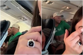 Đi máy bay, cô gái vô tình phát hiện vụ ngoại tình xôn xao