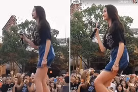 Tình huống xấu hổ và khó xử của Quan Hiểu Đồng vì mặc váy ngắn