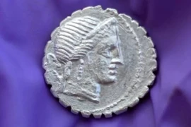 Sau trận mưa lớn, kho báu tiền cổ La Mã lộ diện