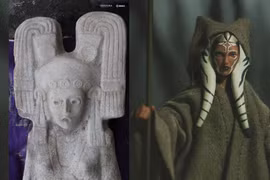 Bí ẩn bức tượng cổ điêu khắc người phụ nữ y hệt Star Wars