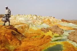 Cận cảnh “cổng địa ngục” Danakil ở Ethiopia, nơi nghiệt nhất Trái đất
