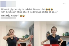 Đặt váy ngủ sexy, cô gái nhận về sản phẩm y chang tạp dề