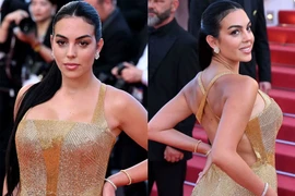 Bạn gái Ronaldo khoe vóc dáng gợi cảm tại LHP Cannes 2023