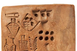 Cổ vật 5.000 tuổi có 'chữ ký đầu tiên' của nhân loại