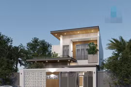 Ngôi nhà tạo nguồn đối lưu gió từ những khoảng sân vườn mini