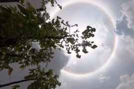 Quầng mặt trời bất ngờ xuất hiện ở Lào Cai: Tò mò lời giải