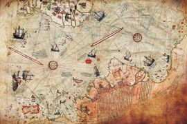 Người ngoài hành tinh đã vẽ tấm bản đồ cực chính xác về Nam Cực?