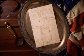 Bán đấu giá thư viết tay của Tổng thống George Washington 150.000 USD 