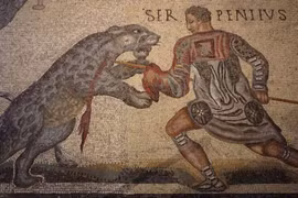 Bằng chứng sốc về cuộc chiến giữa võ sĩ giác đấu và quái thú