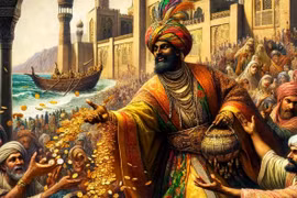 Vị vua giàu nhất mọi thời đại, đi tới đâu rải vàng tới đó 