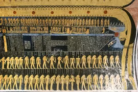 Xôn xao bức tranh thần Nut trong lăng mộ Ai Cập cổ đại