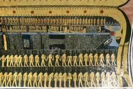 Xôn xao bức tranh thần Nut trong lăng mộ Ai Cập cổ đại