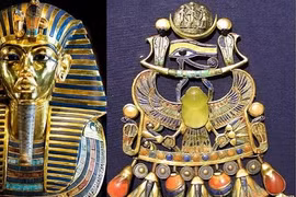 Báu vật trong lăng mộ Tutankhamun được chế tạo từ thứ gì?