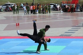 Mãn nhãn màn biểu diễn võ thuật lực lượng công an
