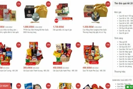 Sôi động thị trường quà Tết online