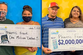 Người đàn ông liên tục trúng giải độc đắc