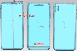 Lộ bản vẽ thiết kế iPhone X Plus với 3 camera sau