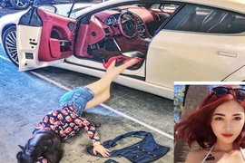 Hot girl 9x Hà thành “ngã sấp mặt” bên Aston Martin tiền tỷ