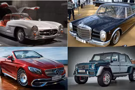 "Soi" loạt xe sang tốt nhất Mercedes-Benz từng sản xuất