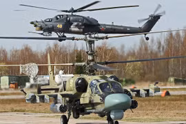 Cận cảnh hai loại trực thăng sát thủ Nga dùng tại Ukraine!