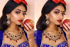 Cô gái hóa thân thành công chúa Disney phiên bản Ấn Độ