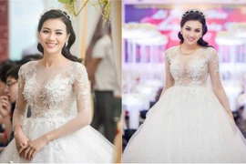 Hot girl “Tuyệt tình cốc” mặc váy xuyên thấu trong ngày cưới