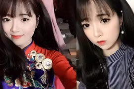 "Hot girl áo dài đỏ" xinh đẹp nổi tiếng sau clip hát nhép