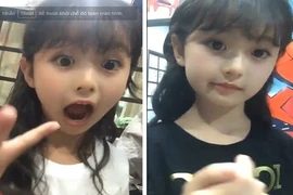 "Tiểu mỹ nhân" 8 tuổi nổi tiếng với clip 15 giây đáng yêu