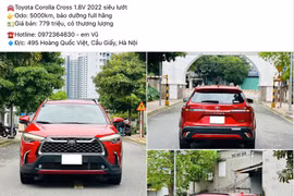 Giá 779 triệu cho Toyota Corolla Cross 2022 chạy 5000 km có hợp lý?
