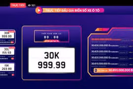 Người bỏ cọc đấu giá biển số xe sẽ bị cấm tham gia trong 1 năm