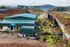 Chất thải bủa vây cây cầu đẹp nhất tỉnh Quảng Ninh