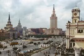 Cận cảnh diện mạo thủ đô Moscow thay đổi theo thời gian