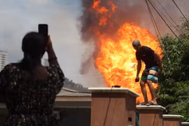 Cháy đường ống khí đốt ở Malaysia, 145 người bị thương