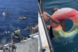 Ngủ quên trên phao bơi, người đàn ông trôi dạt giữa biển 19 tiếng