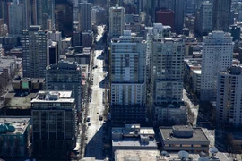 Đại dịch Covid-19 cũng khiến nhiều thành phố của Mỹ trở nên vắng vẻ lạ thường