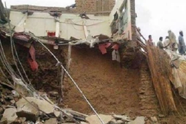 Sập nhà ở Pakistan, nhiều người thương vong