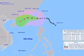Bão Koinu vào Biển Đông trở thành cơn bão số 4