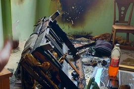 4 người vụ nghi ngáo đá đốt căn hộ chung cư được giải cứu