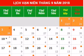 Lịch nghỉ Quốc khánh 2/9 của các ngân hàng