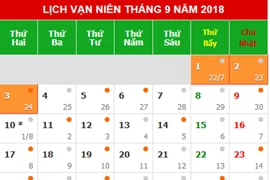 Lịch nghỉ Quốc khánh 2/9 của các ngân hàng