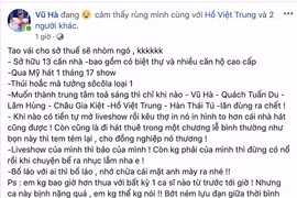 Vũ Hà ẩn ý "đá xéo" đàn em cùng tên vì bệnh "nổ"