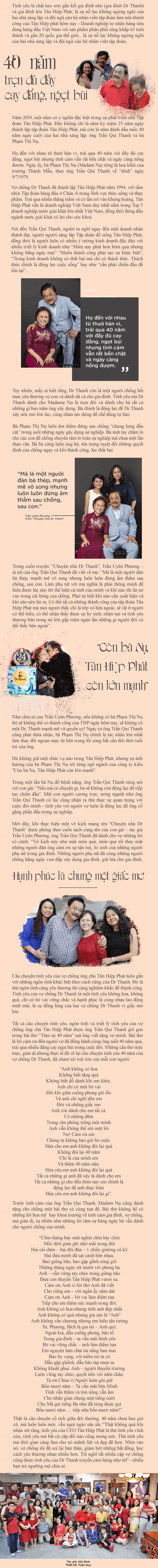 e-Magazine: Doanh nhân Trần Quí Thanh “Yêu không đòi quà, chỉ có bờ vai vững chắc“ e-Magazine: Doanh nhan Tran Qui Thanh “Yeu khong doi qua, chi co bo vai vung chac“