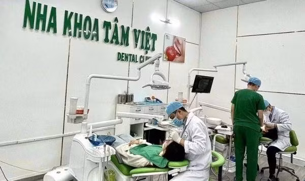 Hộ kinh doanh Nha khoa Tâm Việt bị xử phạt. Ảnh znews.vn